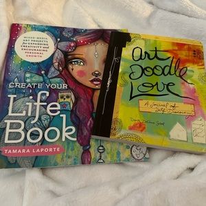 Two new art journaling books